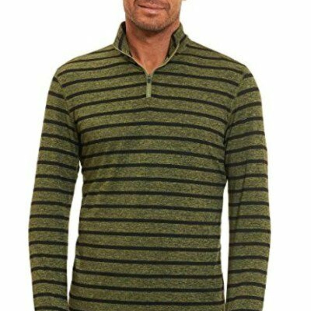Robert Graham 1/4 Zip Up Sweater Pullover Sz 2XL - Picture 1 of 4